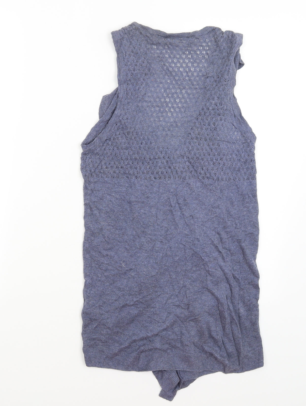 New Look Womens Blue   Vest Jumper Size 8