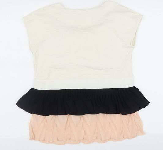 NEXT Womens Multicoloured   Basic T-Shirt Size 6