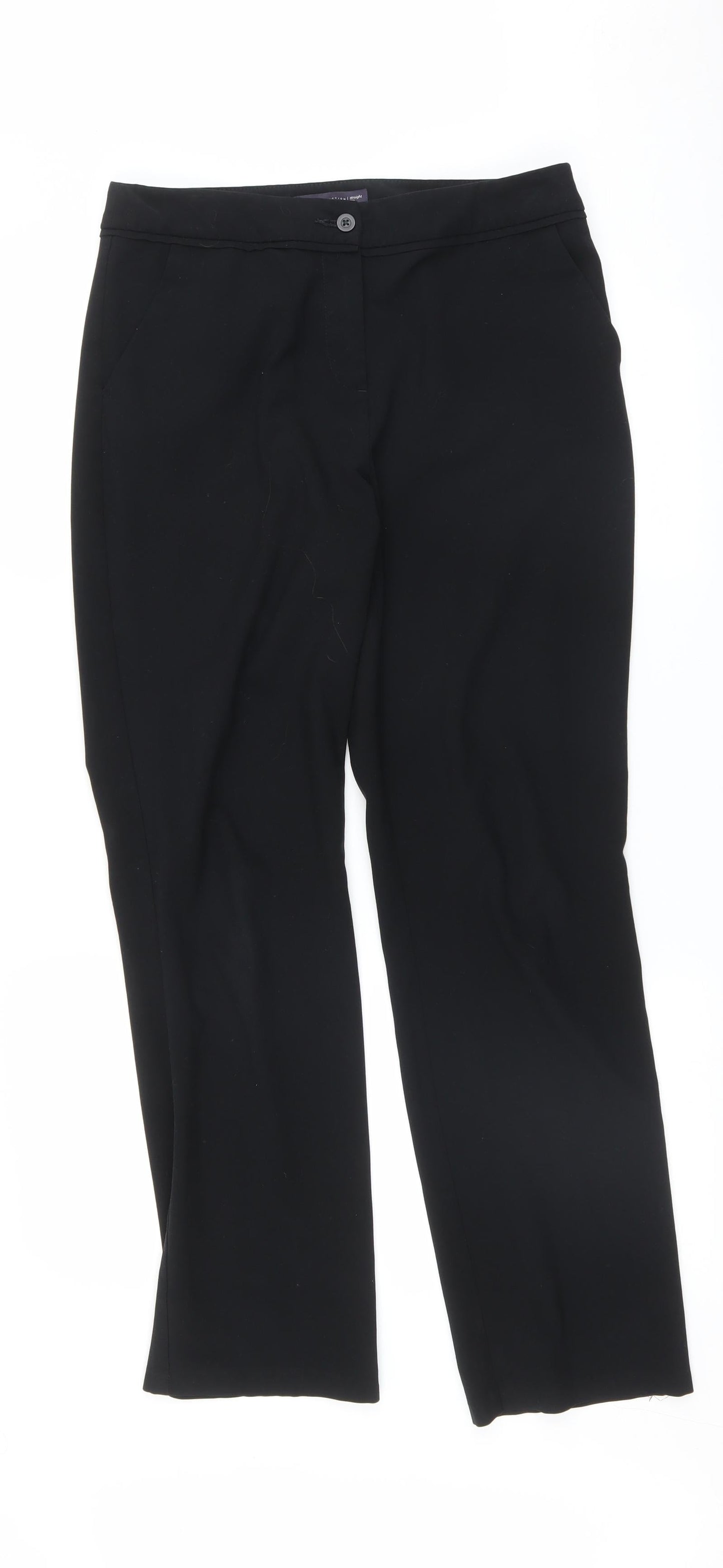 Marks and Spencer Womens Black   Trousers  Size 10 L30 in
