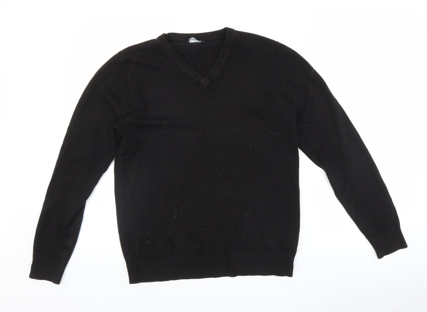 Cedar Wood State Mens Black   Pullover Jumper Size S