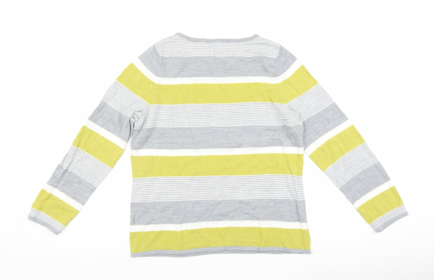 Bonmarché Womens Multicoloured Striped  Pullover Jumper Size 14