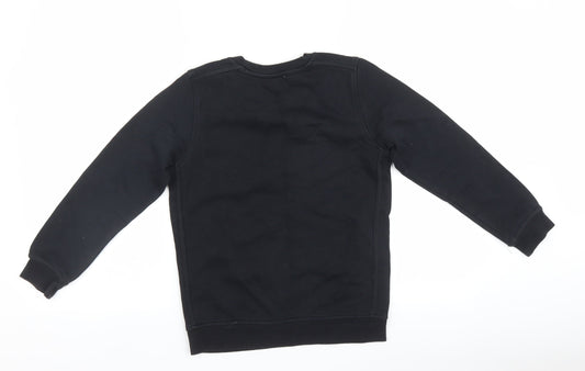 Marks and Spencer Boys Black   Pullover Sweatshirt Size 9-10 Years
