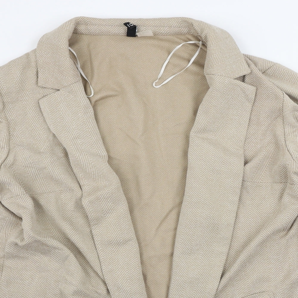 H&M  Womens Beige   Cardigan Jumper Size L