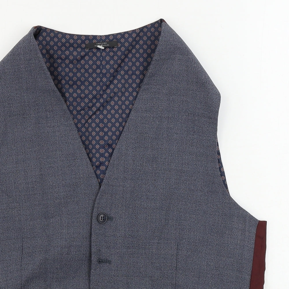 Marks and Spencer  Mens Grey   Jacket Suit Waistcoat Size 38