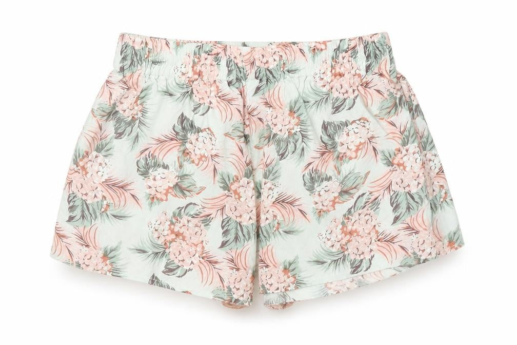 Divided Womens Beige Floral  Sweat Shorts Size 8