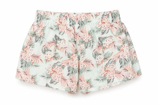 Divided Womens Beige Floral  Sweat Shorts Size 8