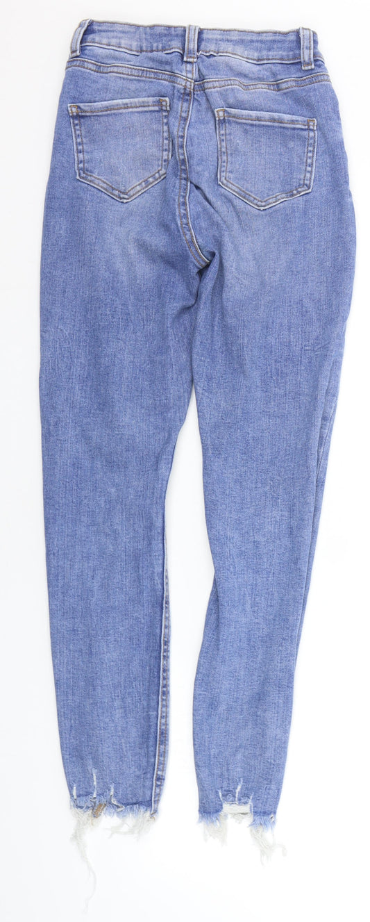 Denim & Co. Womens Blue   Straight Jeans Size 6 L26 in
