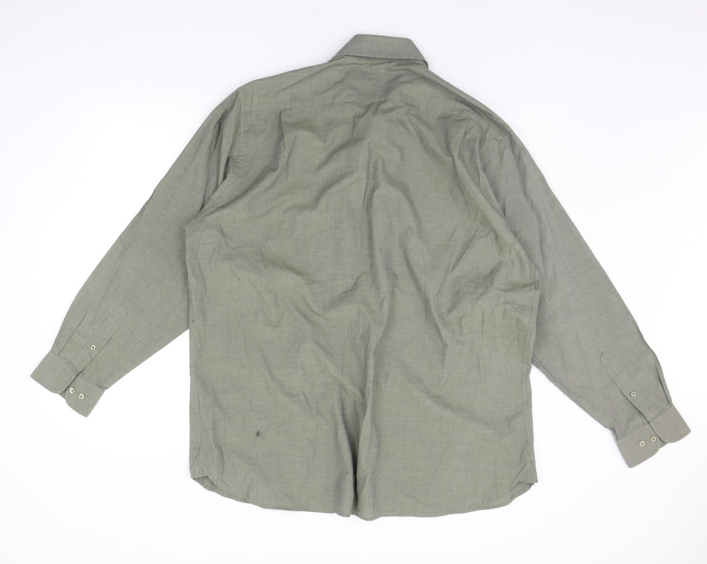 laine taylor Mens Green    Button-Up Size 16.5