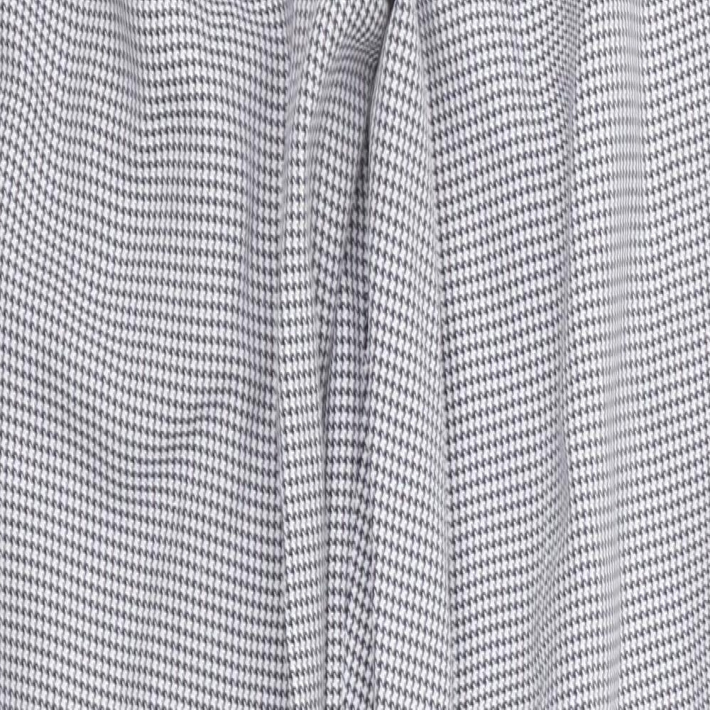 Damart Womens White Geometric  Trousers  Size 14 L28 in