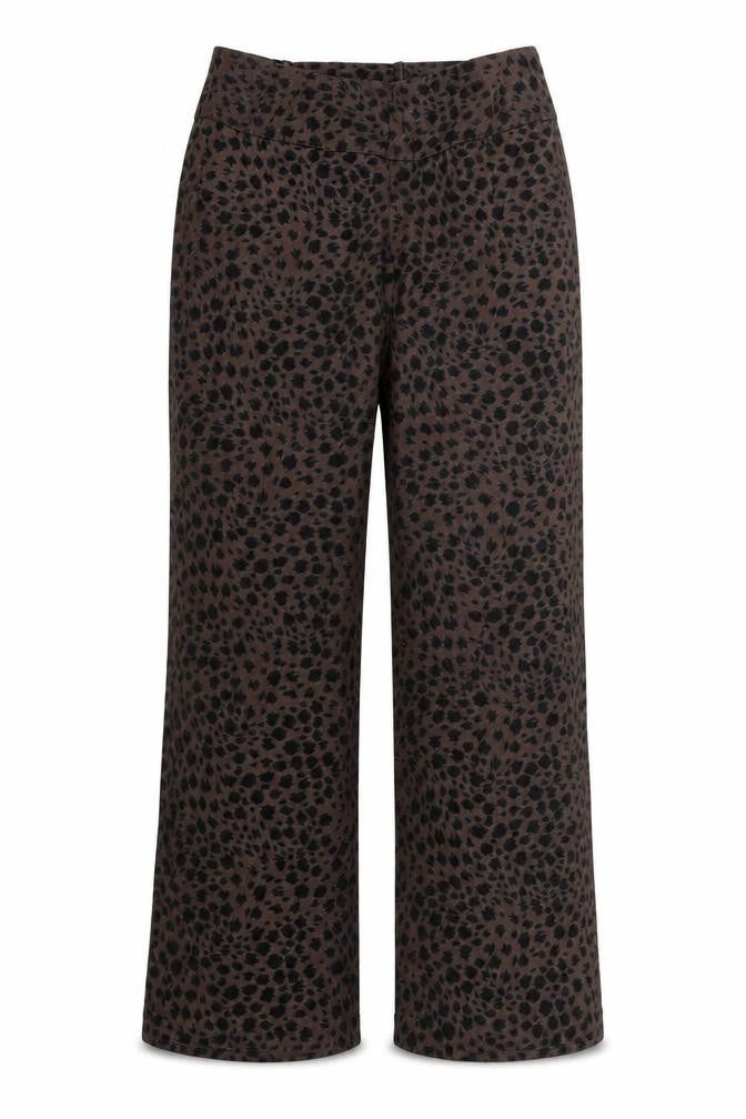 vig tim Womens Brown Animal Print  Trousers  Size 10 L26 in