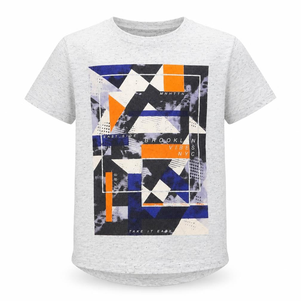Primark Boys Grey   Basic T-Shirt Size 9-10 Years  - Brooklyn NYC