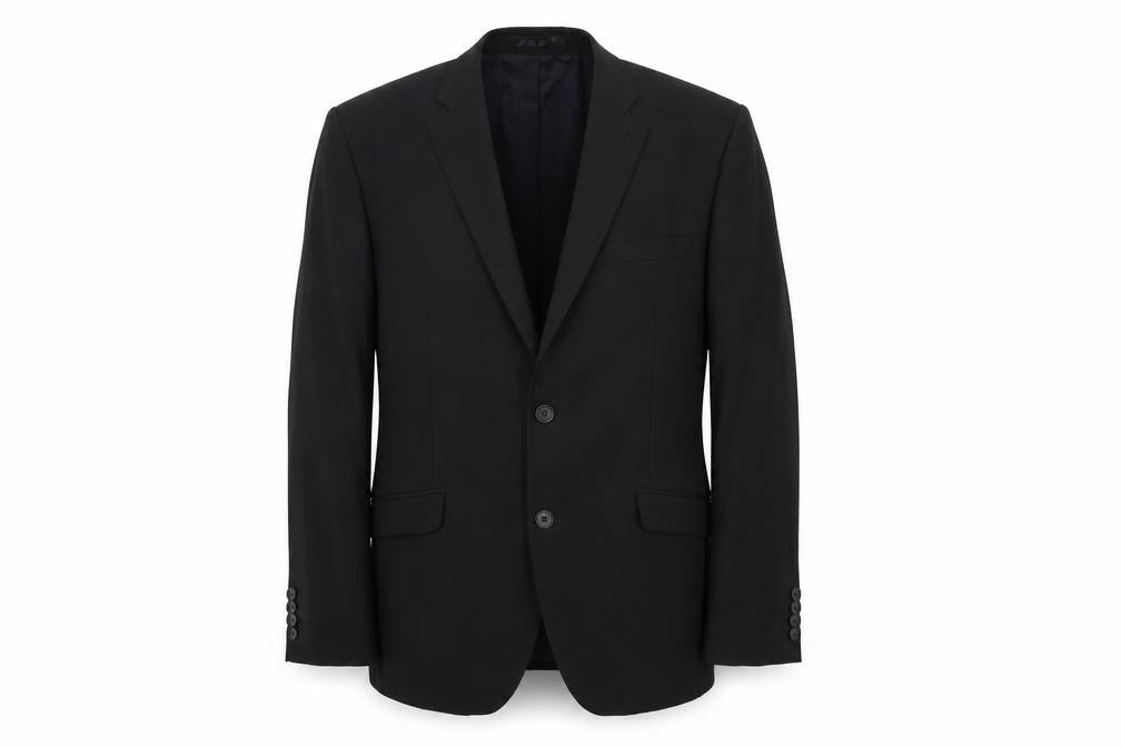 Mens 36 Chest Regular Racing Green Black Two-Button