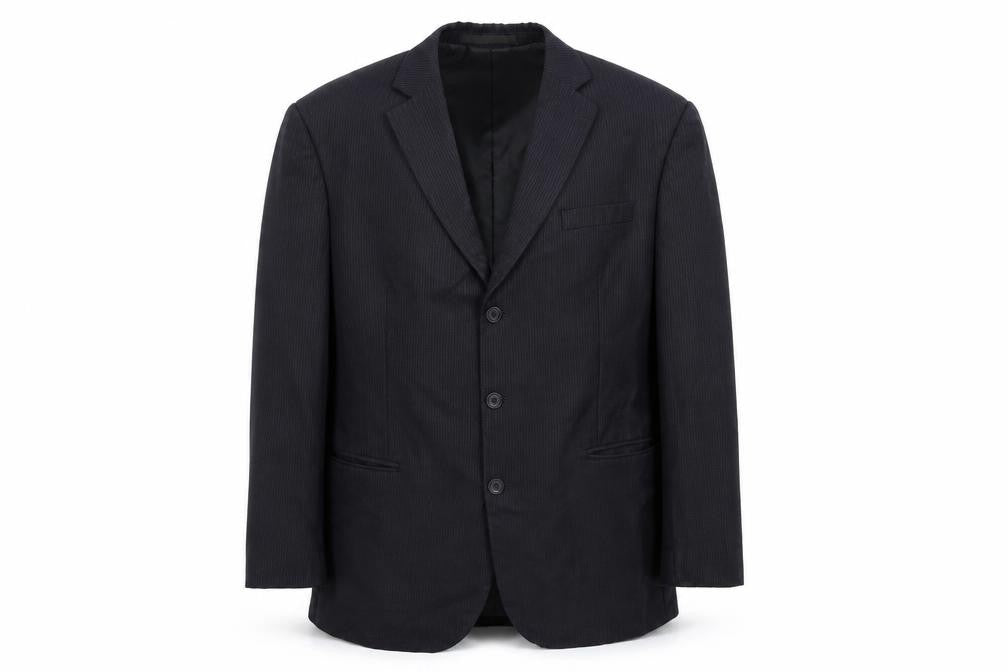 M&S Mens Blue   Jacket Suit Jacket Size 44