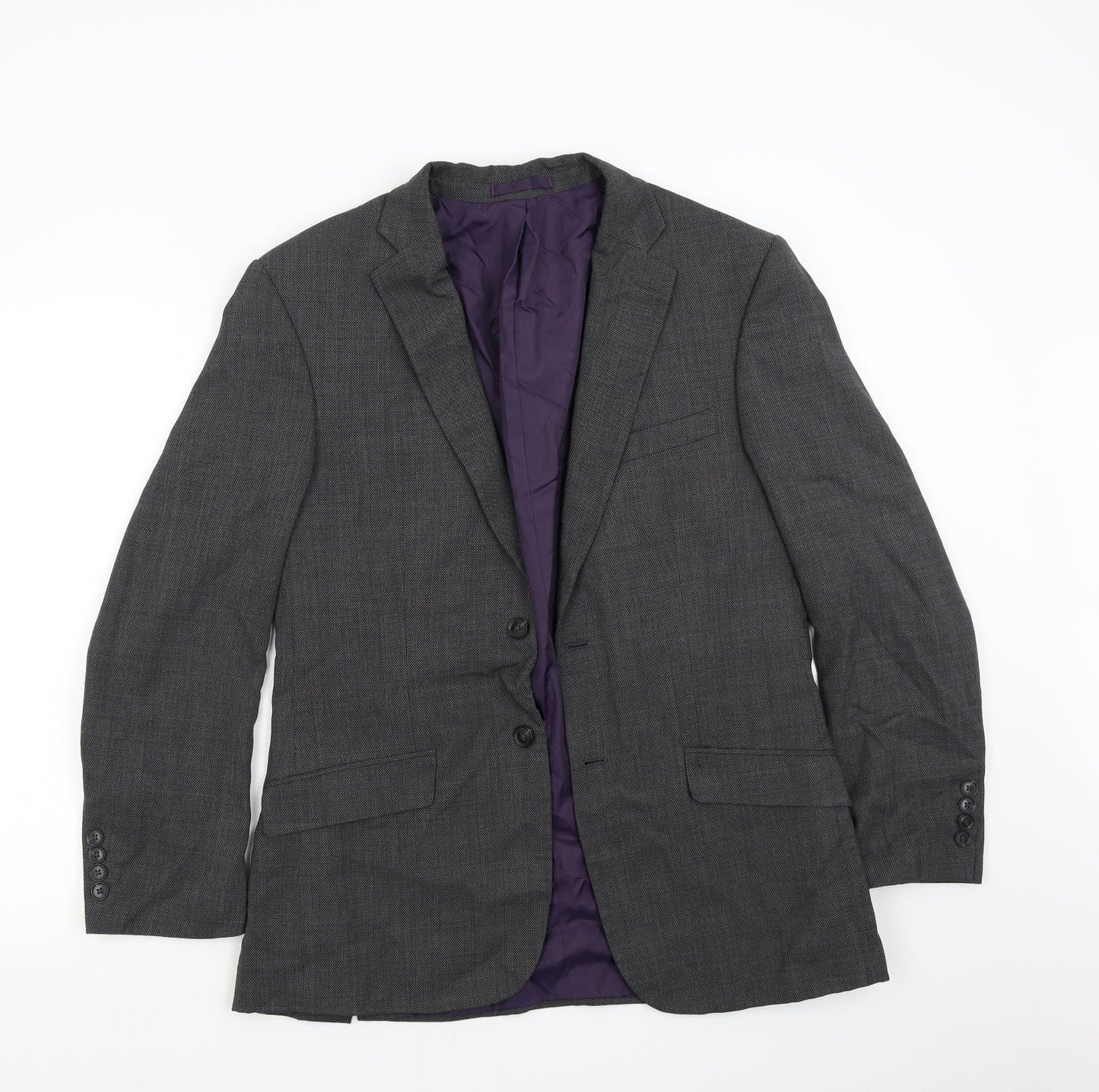 M&S Mens Grey   Jacket Suit Jacket Size 38