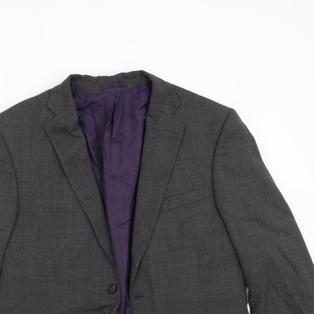 M&S Mens Grey   Jacket Suit Jacket Size 38