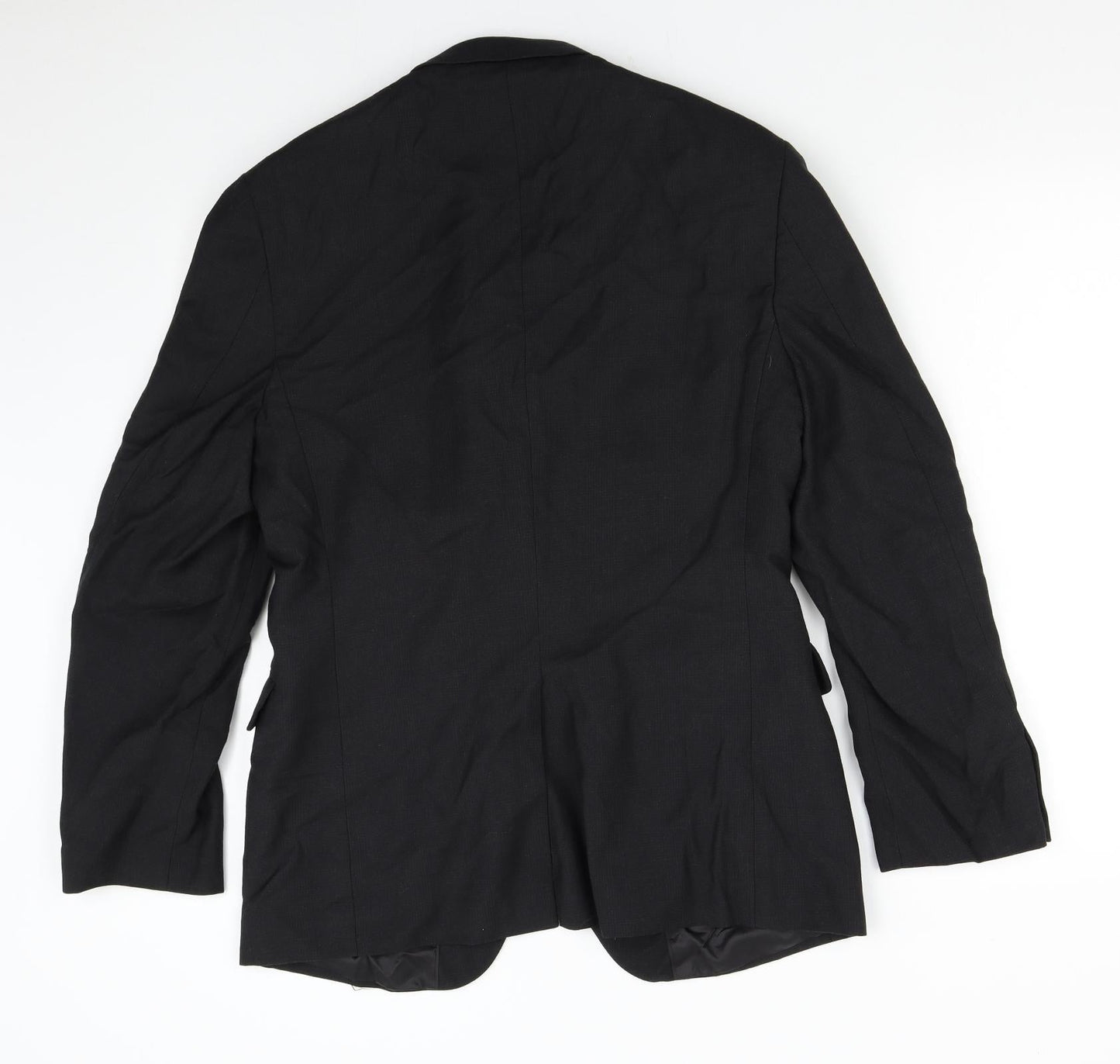 Perry Ellis Mens Black   Jacket Suit Jacket Size 38