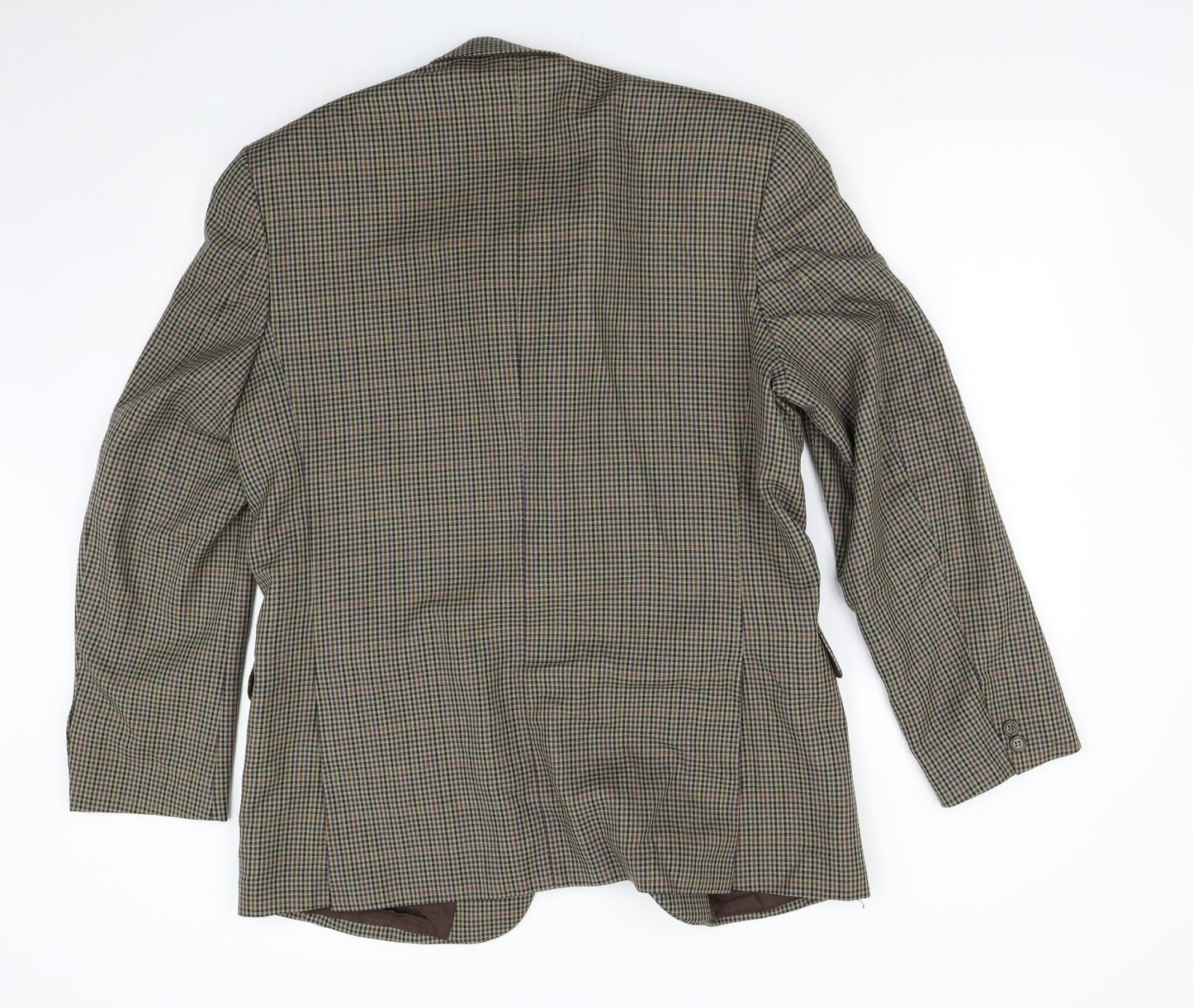 Skopes Mens Brown Check  Jacket Suit Jacket Size 42