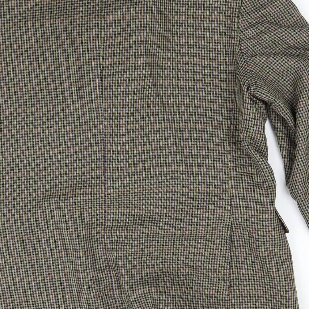 Skopes Mens Brown Check  Jacket Suit Jacket Size 42