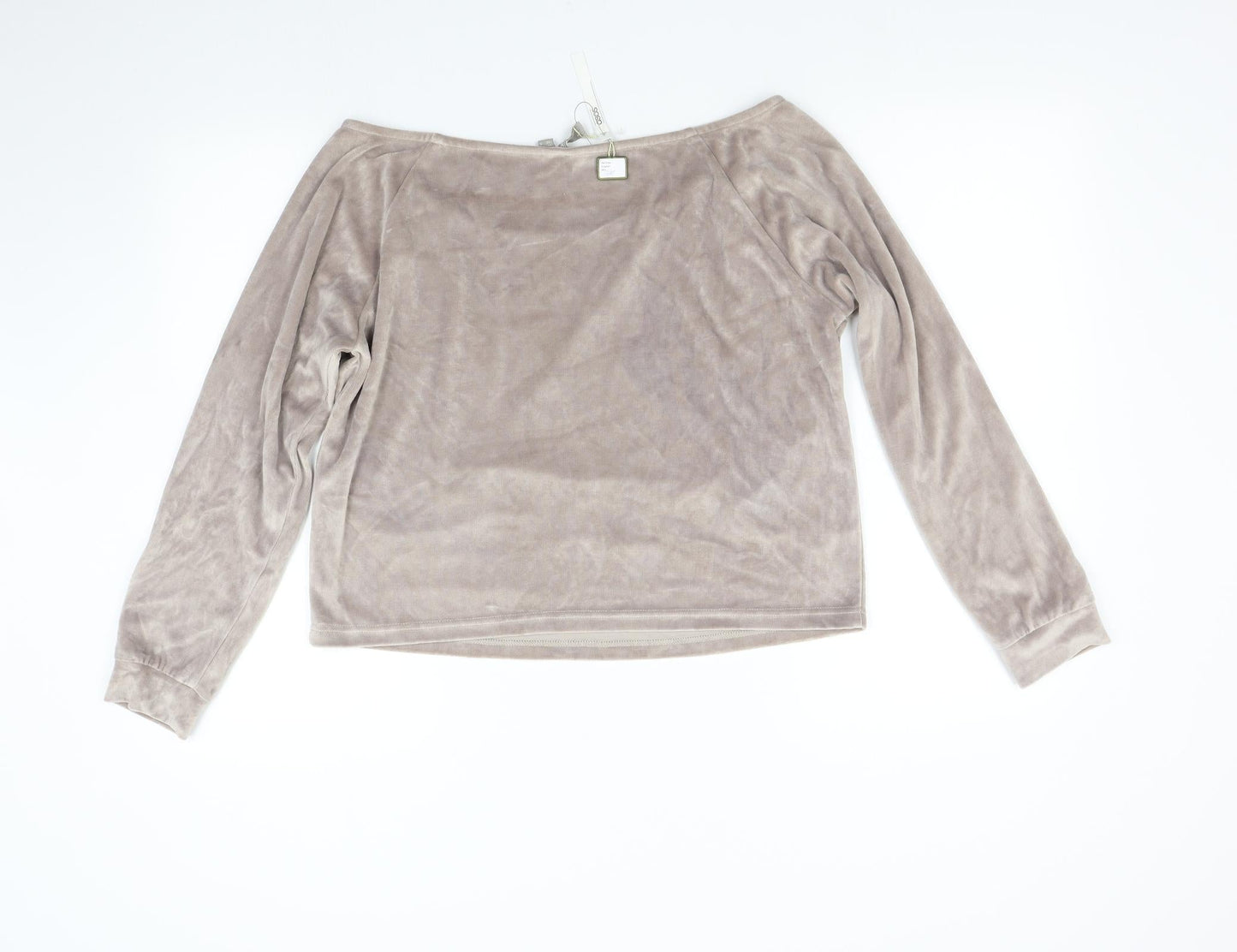 ASOS Womens Brown  Fleece Pullover Jumper Size 10