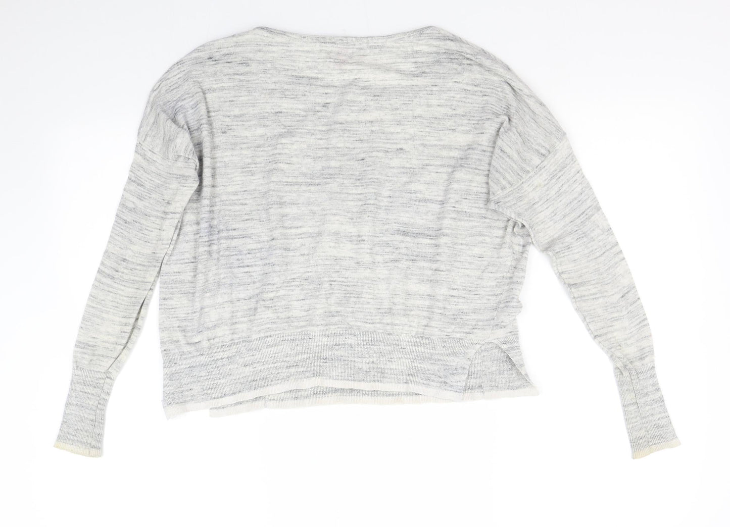 Only Womens Grey  Knit Pullover Jumper Size 8