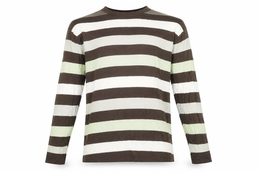 Cutting Edge Mens Multicoloured Striped Knit Pullover Jumper Size L