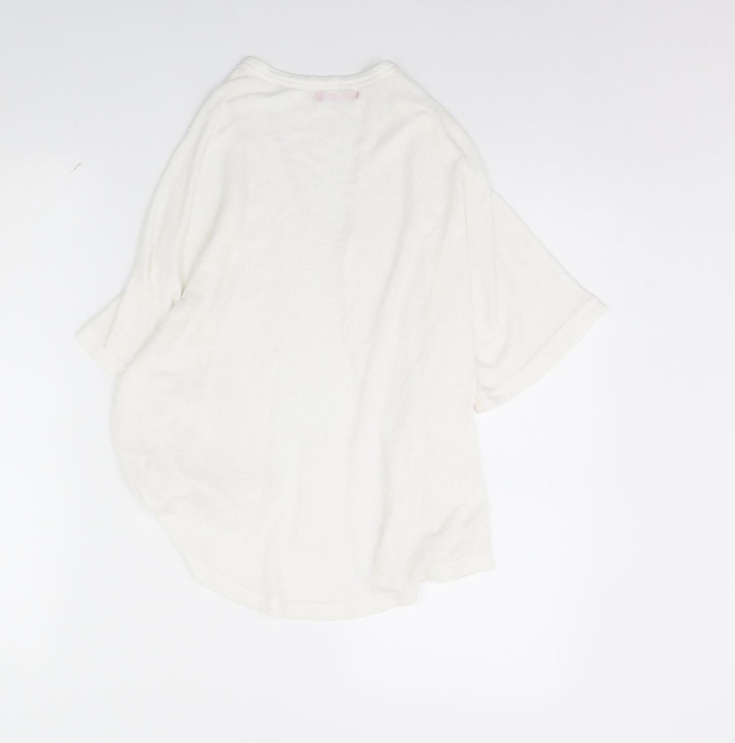 yd Girls White   Cardigan Jumper Size 10 Years