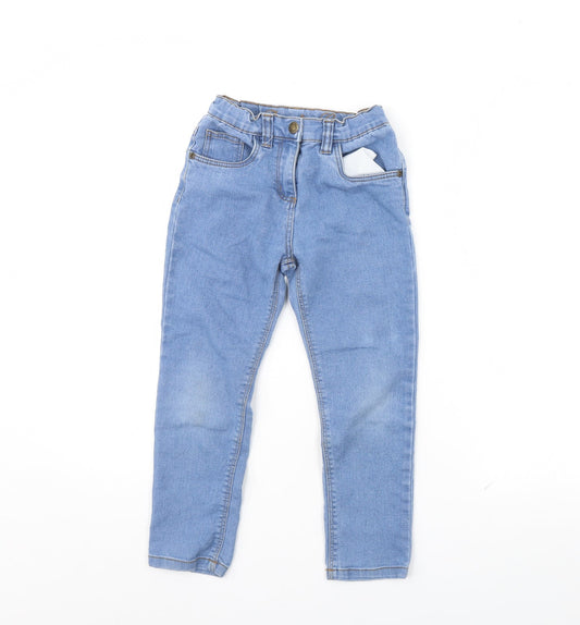 denim  Girls Blue  Denim Straight Jeans Size 6 Years
