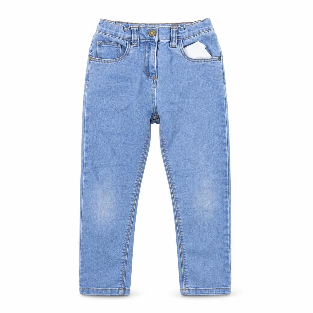 denim  Girls Blue  Denim Straight Jeans Size 6 Years