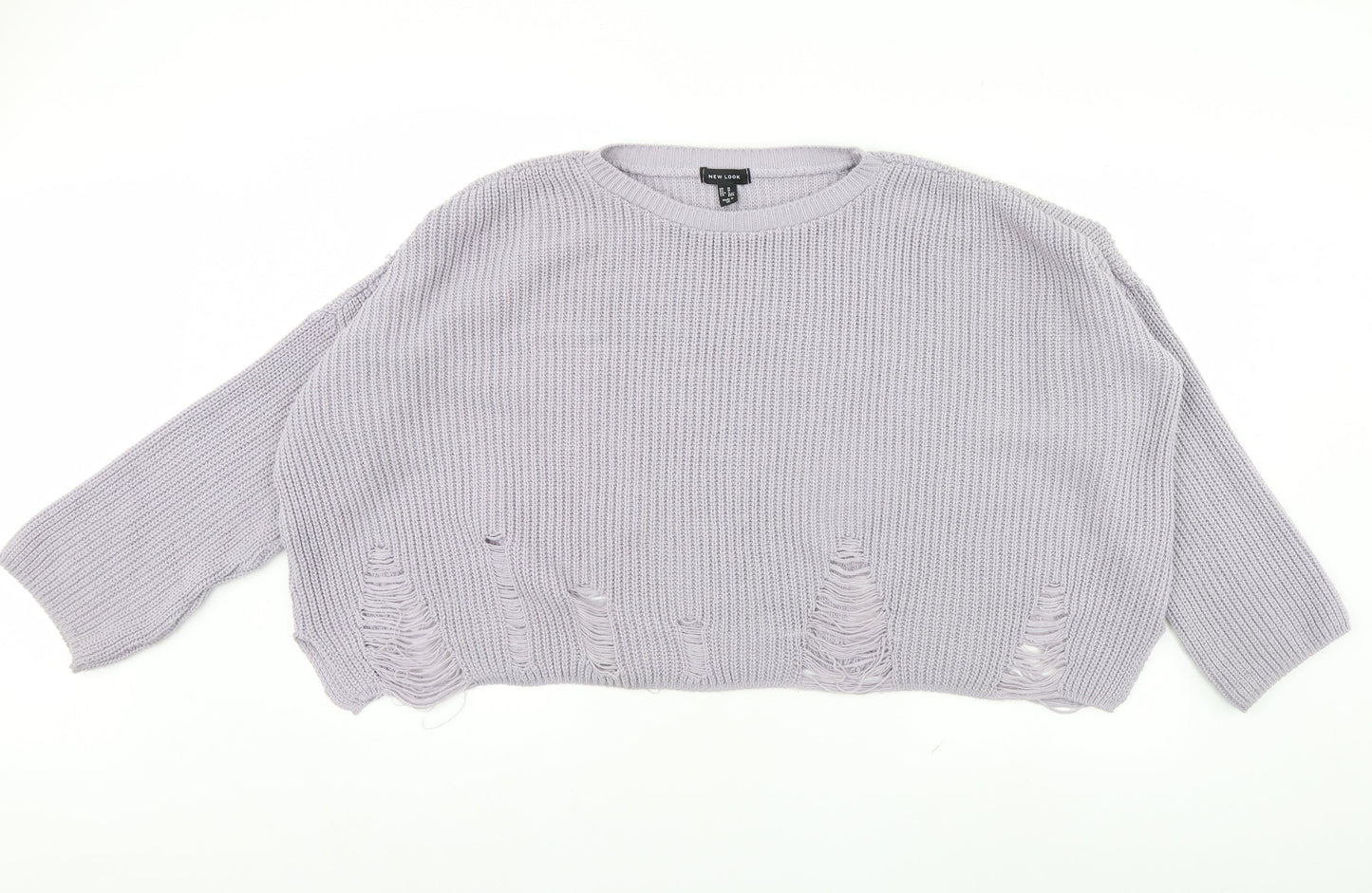 New Look Womens Purple   Pullover Jumper Size M