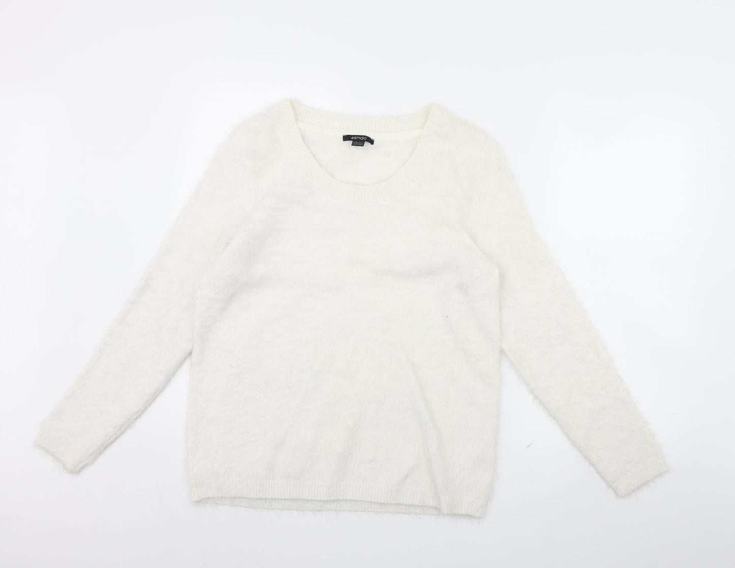 Esmara  Womens White   Pullover Jumper Size M