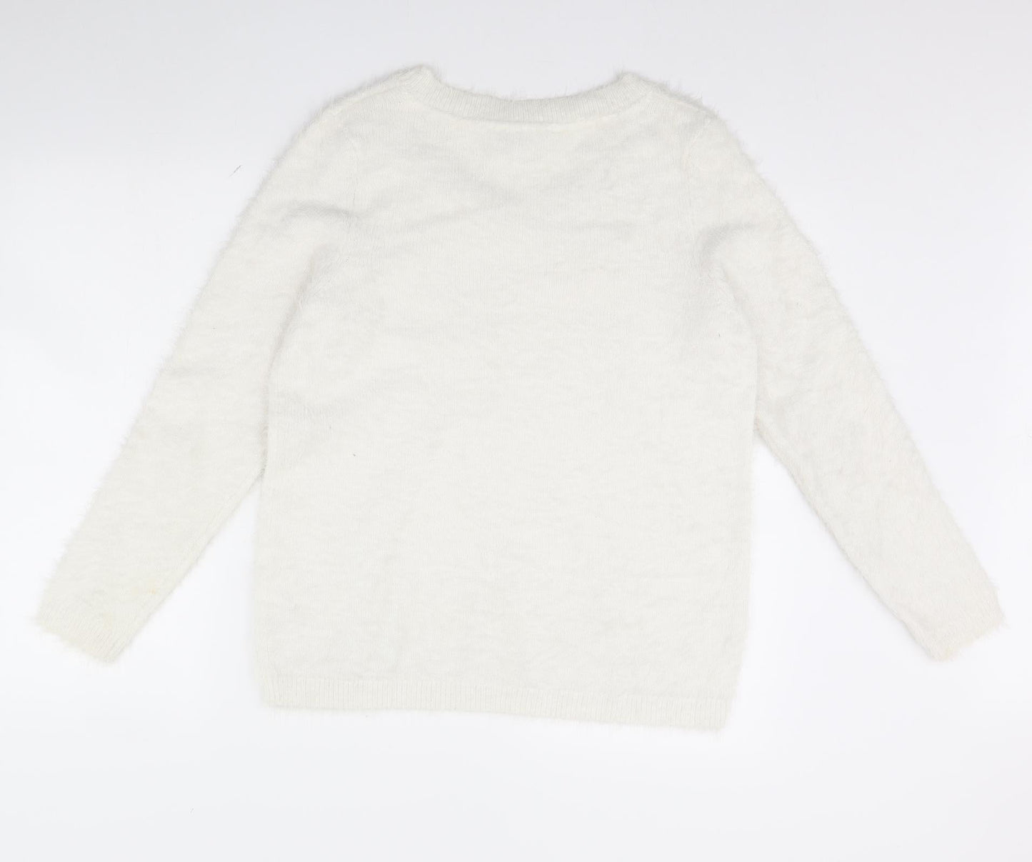 Esmara  Womens White   Pullover Jumper Size M