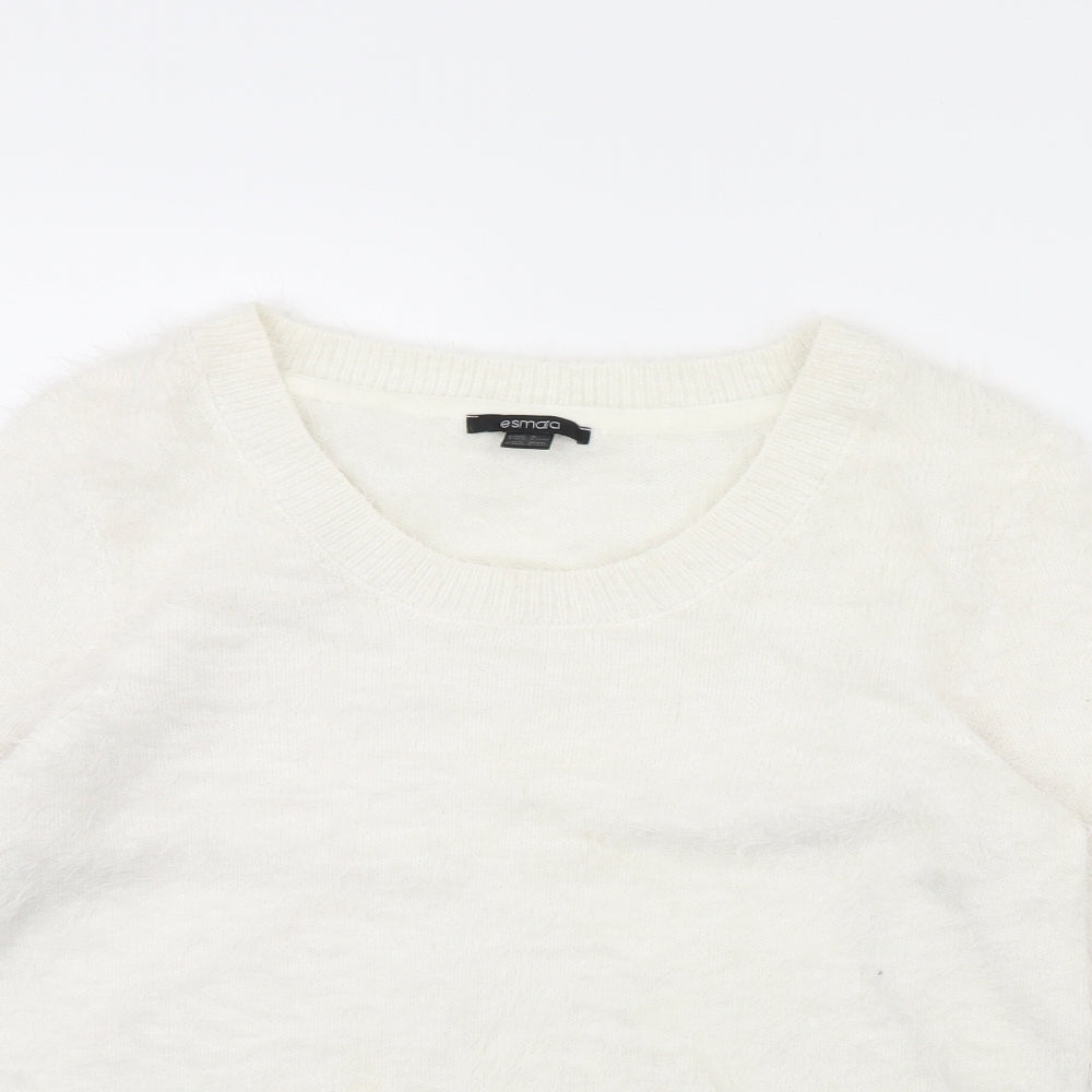 Esmara  Womens White   Pullover Jumper Size M