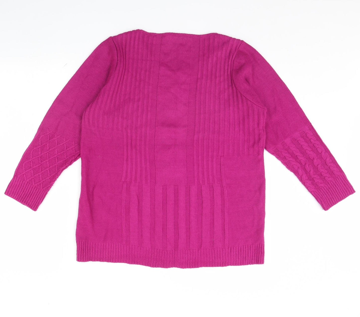 BASSINI Womens Pink   Pullover Jumper Size M