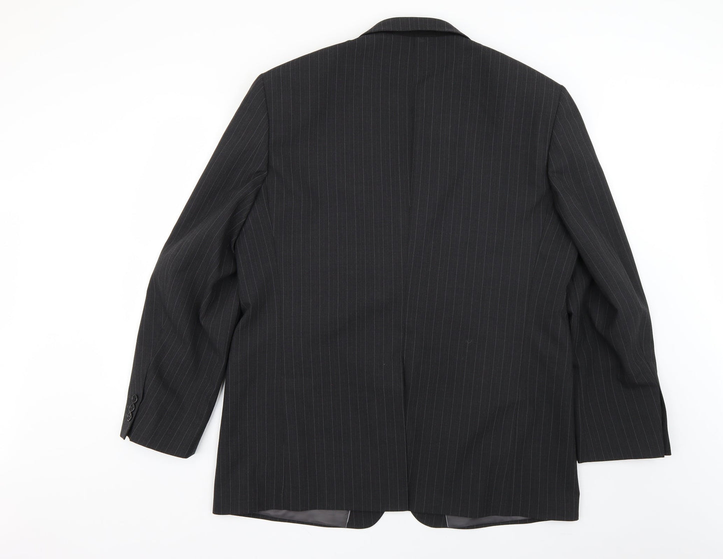 marks Mens Grey Striped  Jacket Suit Jacket Size M