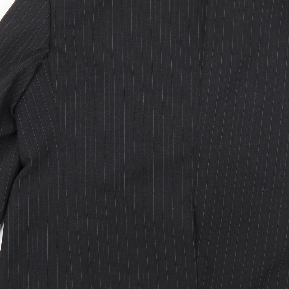 marks Mens Grey Striped  Jacket Suit Jacket Size M
