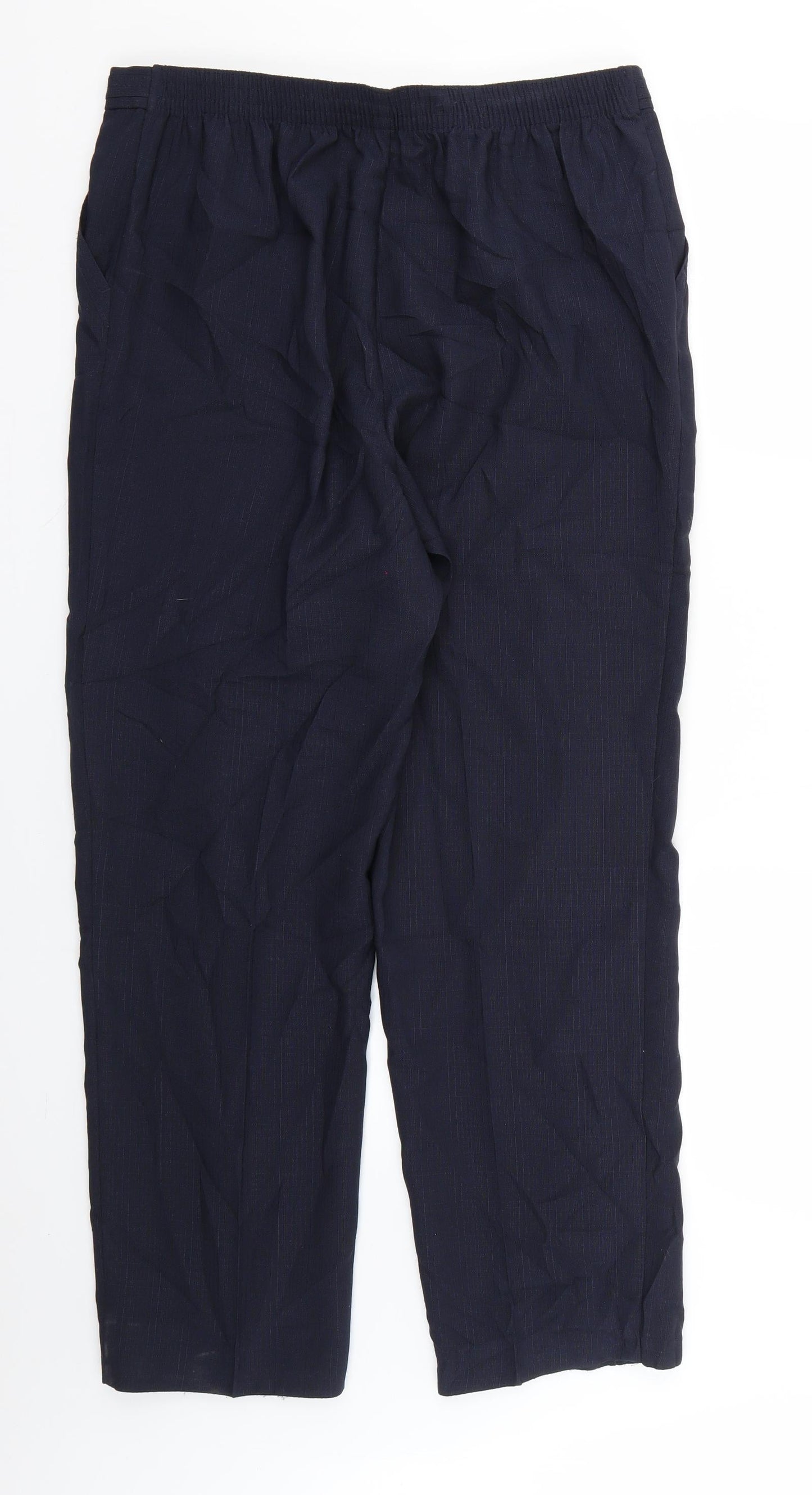 Marks and Spencer Womens Blue   Trousers  Size 14 L25 in