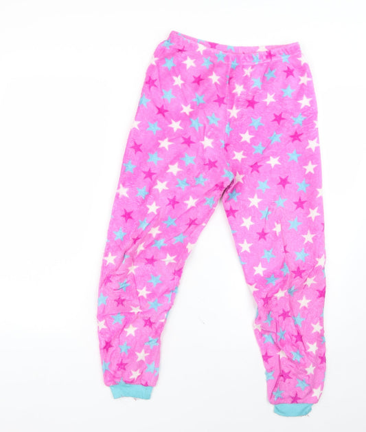 Primark Girls Multicoloured Geometric   Pyjama Pants Size 9-10 Years