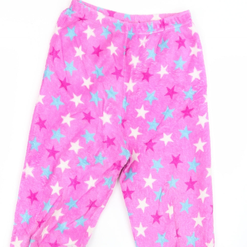 Primark Girls Multicoloured Geometric   Pyjama Pants Size 9-10 Years