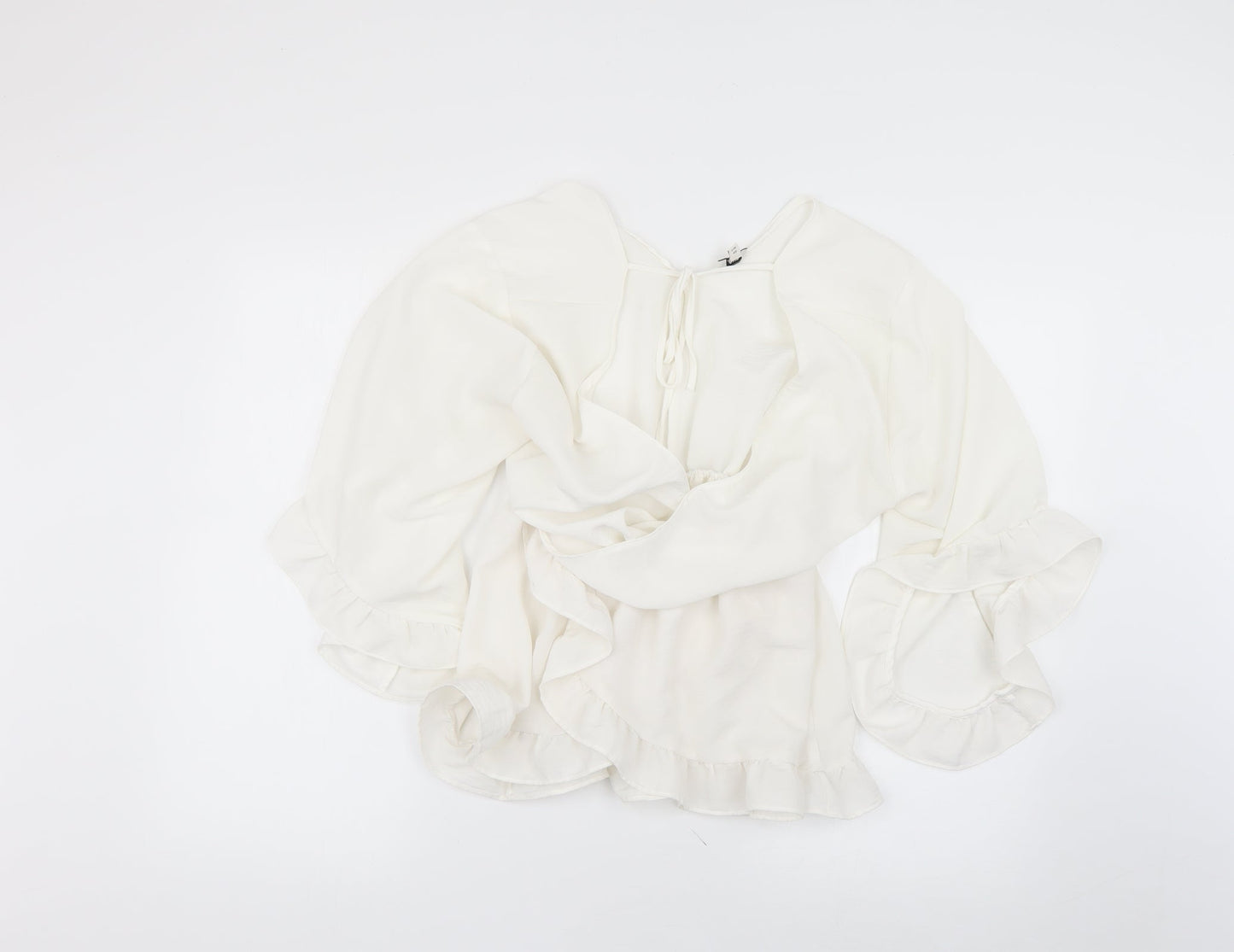 Womens White   Basic Blouse Size 14