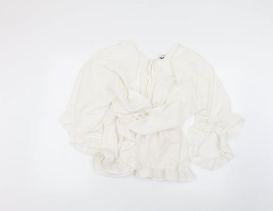 Womens White   Basic Blouse Size 14