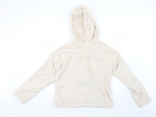 Marks and Spencer Womens Beige   Pullover Hoodie Size 10