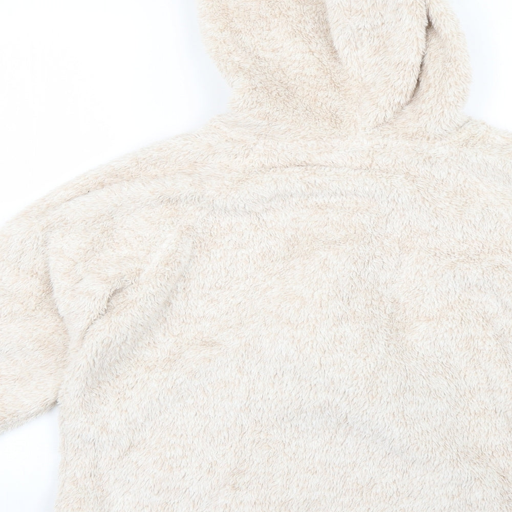 Marks and Spencer Womens Beige   Pullover Hoodie Size 10