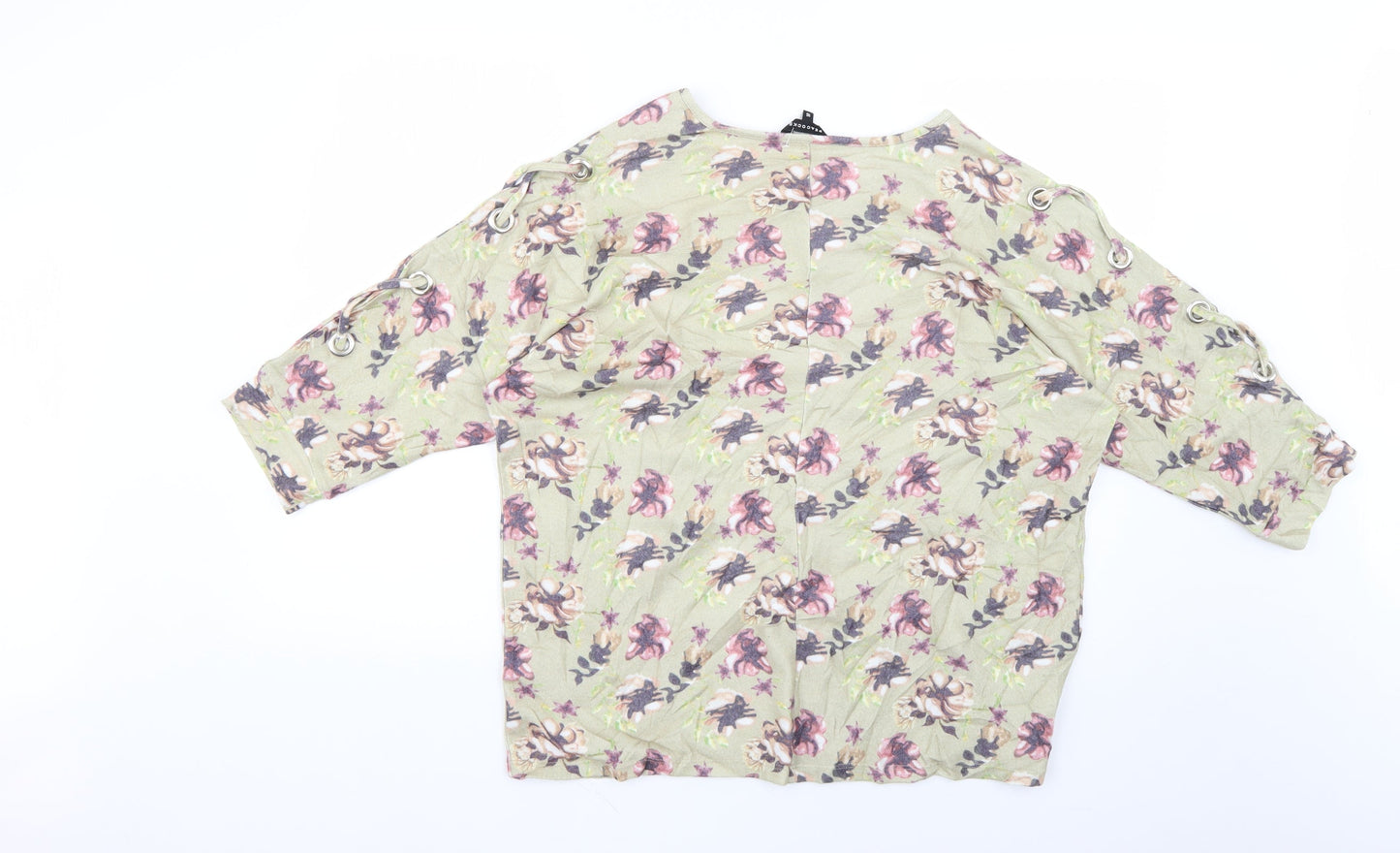 Peacocks Womens Multicoloured Floral  Pullover Jumper Size 16