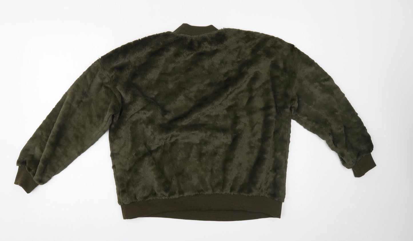 QED London Womens Green   Pullover Jumper Size M