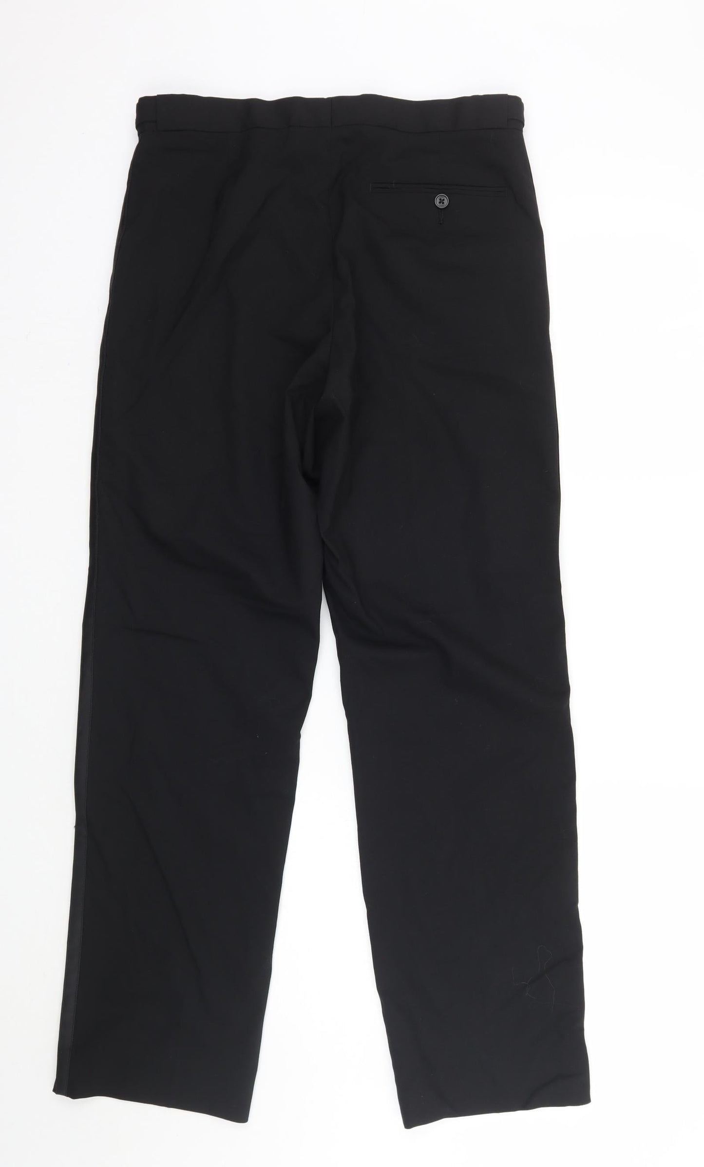 Greenwoods Mens Black   Trousers  Size 32 L21 in
