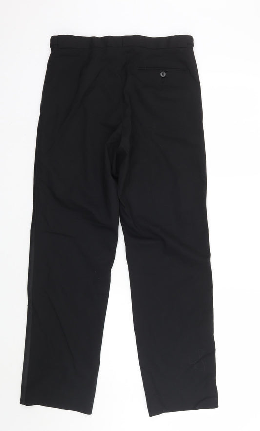 Greenwoods Mens Black   Trousers  Size 32 L21 in