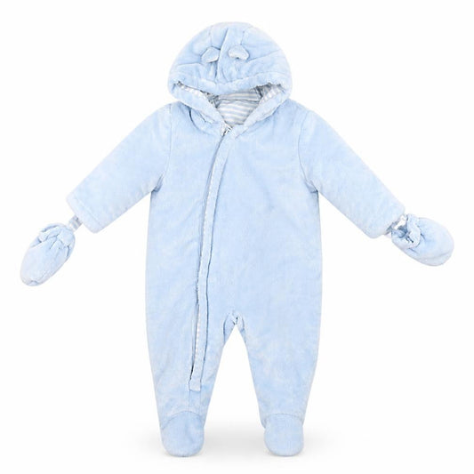 Preworn Baby Blue   Babygrow One-Piece Size 18 Months
