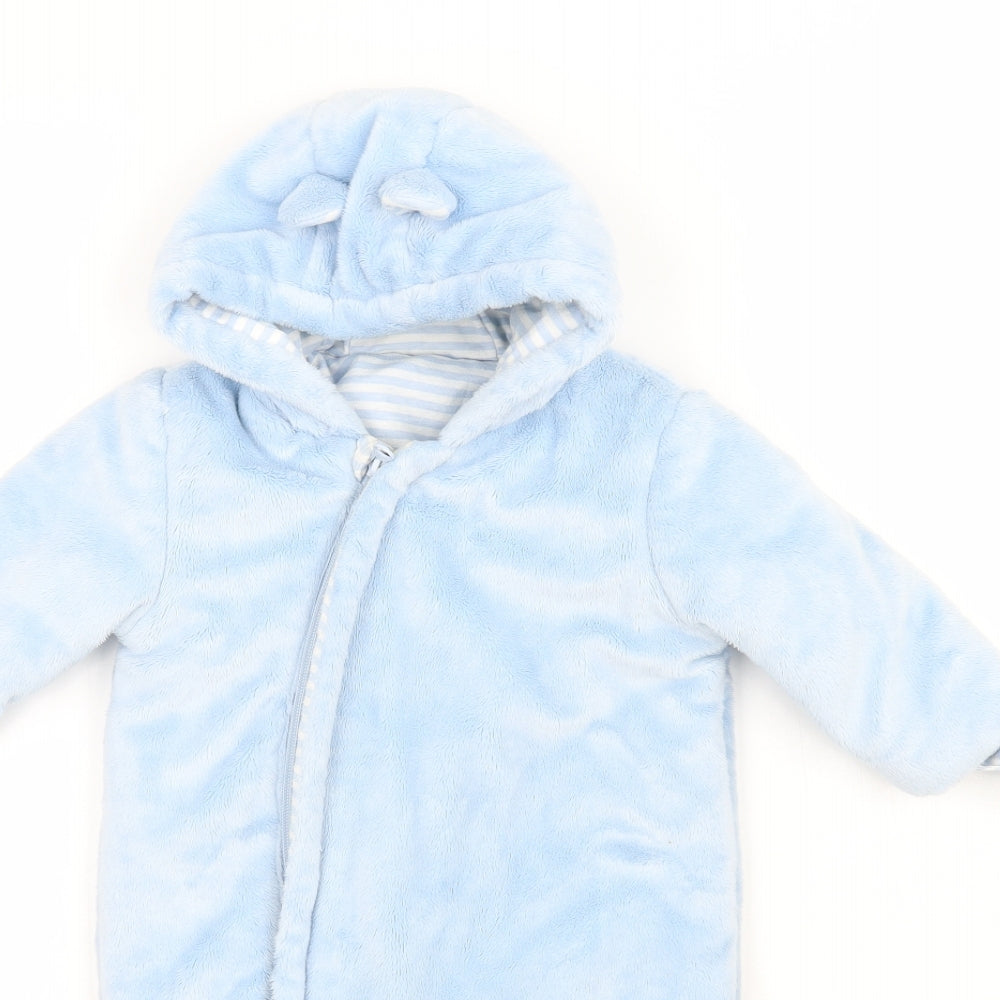 Preworn Baby Blue   Babygrow One-Piece Size 18 Months