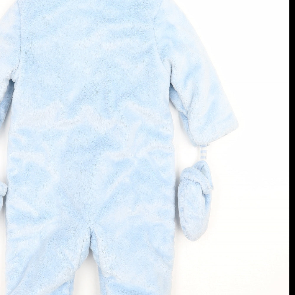 Preworn Baby Blue   Babygrow One-Piece Size 18 Months