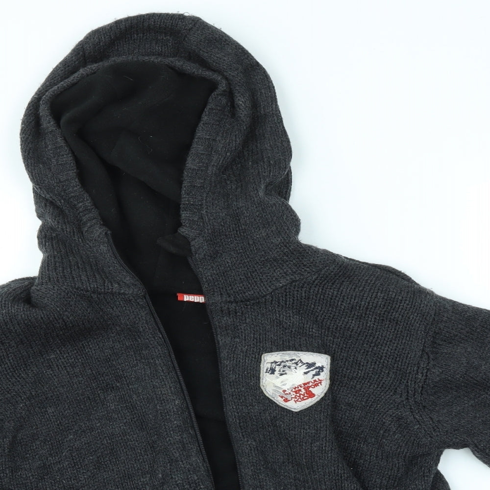 PEPPERTS! Boys Grey   Full Zip Hoodie Size 10-11 Years